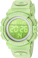 Kids Watch,Boys Watch for 3-15 Year Old Boys,Digital Sport Outdoor Multifunctional Chronograph LED 50 M Waterproof Alarm Calendar Analog Watch for Children with Silicone Band,Kids Gift by TinyTreasures Baby Boutique