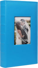 RECUTMS Photo Album 4x6 300 Pockets Photo Albums with Leather Cover for Family Wedding Baby Photo Book Holds Horizontal Pictures (Sky Blue) by TinyTreasures Baby Boutique