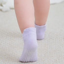 Zaples Baby Non Slip Grip Ankle Socks with Non Skid Soles for Infants Toddlers Kids Boys Girls by TinyTreasures Baby Boutique