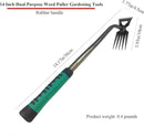 Gardening Hand Weeder Tools, New Weeding Artifact Uprooting Weeding Tool with Handle, 5 Teethes Durable Manganese Steel Weed Puller Tool for Vegetable Gardening Backyard Farm Planting & Weeding by GreenHaven Gardens