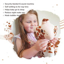 Love By Emi Baby Music Lovey Brown Giraffe, Baby Sleep Soother for Crib & Cuddle Bedtime, White Noise with Heartbeat & Lullaby, Plush Sound Machine Toy, Stuffed Animal for Newborns, Infants & Toddlers by TinyTreasures Baby Boutique