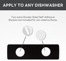 KitchenTour Dishwasher Magnet Clean Dirty Sign, Strong Magnet Clean Dirty Sign for Dishwasher, Farmhouse Wood Design Non-Scratch Dish Washer Indicator Kitchen Decor, Silver by TinyTreasures Baby Boutique