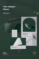 Dimoon 394''x17.7'' Dark Green Peel and Stick Wallpaper Contact Paper Modern Self Adhesive Wall Paper Removable Renter Friendly Textured Solid Color Cabinet Vinyl Roll (394''x17.7'',Emerald Dark) by GreenHaven Gardens