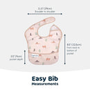Tiny Twinkle Mess Proof Baby Bibs for Eating - Waterproof, Wipeable Bibs - Toddler Bibs - Travel Friendly - PFAS, PVC, BPA, Phthalate Free - Baby Food Bibs(3 Pack,Cowboy) by TinyTreasures Baby Boutique