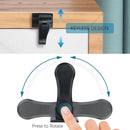Child Proof Door Lever Lock - 2 Pack - Door Locks for Kids Safety - Door Knob Child Proof - Baby Proofing 3M Adhesive - Door Handle Child Proof - Baby Safety Locks for Toddlers - Black by TinyTreasures Baby Boutique