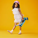 Jetson Character Kids Kick Scooter, LED Lights on Stem & Light-Up Wheels, Lightweight Frame, Height-Adjustable Handlebar, Lean-to-Steer System, Easy-Fold Mechanism by TinyTreasures Baby Boutique