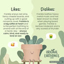 Original Earthlings Sitting Pot - 3.5 Inch Cute Plant Pot - Plastic Funny Planter with Drainage - Unique Cactus Plant Lover Gift - Small Succulent Face Flower Pot - Cute Plant Gifts for Plant Lovers by GreenHaven Gardens