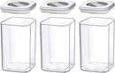 Amazing Abby - Carol - 96-Ounce Acrylic Canister (Set of 3), Plastic Airtight Food Container, Stackable for Pantry Storage, BPA-Free and Shatter-Proof, Perfect for Home and Commercial Use by CozyNest Decor