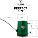 Watering Can Indoor for House Plants Small Watering cans with Long Spout Flower Model Sprinkler Head 1.2L (Green, 1.2L) by GreenHaven Gardens