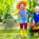 PMU 2 Gallon Watering Can - Garden Watering Can for Indoor & Outdoor Plants - Plastic Water Can with Detachable Sprinkler Head - Large Water Pot, Made in USA - Sage Green Pkg/6 by GreenHaven Gardens