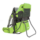 ClevrPlus Cross Country Baby Backpack Carrier, Green, Toddler Hiking Backpack with Comfortable Seat, Adjustable Straps & Belt, Foldable Frame Lightweight Large Capacity Child Carrier for Outdoor by TinyTreasures Baby Boutique