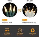 Brizled 4 Pack LED Christmas Lights, 100 LED 33ft Christmas String Lights, 120V UL Certified Connectable Xmas Tree Light Mini Xmas Light for Home Tree Patio Indoor and Outdoor Decorations, Warm White by TinyTreasures Baby Boutique