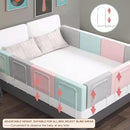 Bed Rail, Bed Rail for Toddlers, Kid, Adult, 78.7" Bed Side Rails for Full, Queen, King, Twin, Bunk, Dorm Beds to Prevent Falls, Bed Rails Can be Flexibly Combined, Easy Installation (Gray, 4 Packs) by TinyTreasures Baby Boutique
