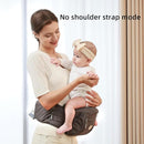 Sunveno Ergonomic Hip Seat Baby Carrier with Detachable Double Shoulder Straps, Waist & Back Relief, Breathable Mesh, Non-Slip Seat + Storage Pockets, Fits Infants & Toddlers 0-36 M up to 45 lbs by TinyTreasures Baby Boutique