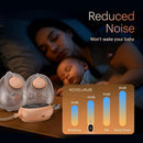 Upgraded Wearable Hands Free Breast Pump: D6 Portable Low Noise Breastfeeding Pumps with 3 Modes & 9 Levels & Memory Function | Leak-Proof Double-Seal Design | Strong Suction 15/17/21/25mm Flange by TinyTreasures Baby Boutique