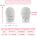 Newborn Baby Mittens Infant No Scratch Gloves Cotton Mitts for Baby Girls Boys by TinyTreasures Baby Boutique