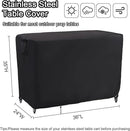 Kingling Outdoor Prep Table Cover, Waterproof Stainless Steel Table Covers Metal Table Cover Protection for Patio Kitchen Prep Work Tables - 36''L x 24''W x 35''H by CozyNest Decor
