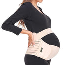 ChongErfei Maternity Belt, Pregnancy 3 in 1 Support Belt for Back/Pelvic/Hip Pain, Maternity Band Belly Support for Pregnancy Belly Support Band (S: Fit Ab 31.5"-43.3", Beige) by TinyTreasures Baby Boutique