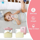 Ankou Formula Container - 1700ml Airtight Formula Dispenser One Button Handy Milk Powder Container BPA-Free Storage Containers with Scoop and Scraper Transparent 730g by TinyTreasures Baby Boutique
