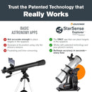 Celestron StarSense Explorer 130AZ App-Enabled Telescope – 130mm Tabletop Dobsonian with Smartphone Dock & StarSense App – iPhone & Android Compatible – Easy-to-Use for Beginners by TinyTreasures Baby Boutique