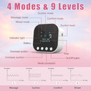 Lulia Double Electric Breast Pump, Breastfeeding Pump 4 Modes & 9 Levels, Low Noise, Anti-Backflow & LED Display, BPA Free, Portable Breast Pumps with 10 Breastmilk Storage Bags and 24mm Flange by TinyTreasures Baby Boutique