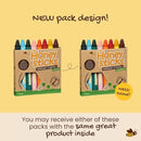 Honeysticks Jumbo Crayons (8 Pack) - Non Toxic Crayons - 100% Pure Beeswax and Food Grade Colors - 8 Bright Colors - Large, Easy to Hold and Use - Preschool Art Supplies for Toddlers/Kids 3-5, 4-8 by TinyTreasures Baby Boutique