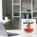Watermelon Decor Farmhouse Summer Decorations Watermelon Gnome Wooden Sign Rustic Home Decor 5 x 5 Inches by CozyNest Decor