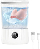 Mini Washing Machine,3000mAh Rechargeable Portable Underwear Washing Machine,Quiet and Lightweight,Deep Cleans Clothes,Low Noise,Small and Light,Suitable for Travel,Dormitory,RV and Apartment Use by CozyNest Decor