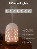 InnoGear Aromatherapy Diffuser, 150ml Ceramic Diffuser Ultrasonic Humidifier Cool Mist Essential Oil Diffusers for Home Air Diffuser with 2 Mist Modes Waterless Auto Off, White by TinyTreasures Baby Boutique