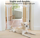Clear Baby Safety Gate for Stairs,29"-48" Wide, 30" Tall Pressure Mounted Acrylic Pet Gate, Easy Walk Through Auto Close Child Gate for Doorways and House,29.52-47.24" by TinyTreasures Baby Boutique