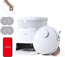 Yeedi M12 Ultra Plus Robot Vacuum and Mop, Upgrade 11800Pa Strong Suction, ZeroTangle Technology, TruEdge Deep Mopping, Auto Mop Washing/Drying, Auto-Lift Mopping, Mini Omni Station, White by CozyNest Decor