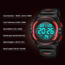 Kids Watch,Boys Watch for 3-15 Year Old Boys,Digital Sport Outdoor Multifunctional Chronograph LED 50 M Waterproof Alarm Calendar Analog Watch for Children with Silicone Band,Kids Gift by TinyTreasures Baby Boutique