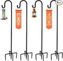 Ottsuls Shepherd-Hooks Adjustable for Bird-Feeder Lantern Plant-Hook Garden-Stake - Plant Stand Hanger for Outdoor Flower Basket, Bird Feeder Hanger Weddings Decor by GreenHaven Gardens