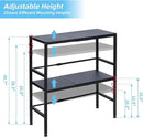 2-Tier Expandable Metal Storage Shelves, 150LBS Heavy Duty Shelving Units and Storage,Adjustable Utility Organization and Storage Shelf Rack For Kitchen Garage Laundry Bathroom Pantry Warehouse by CozyNest Decor