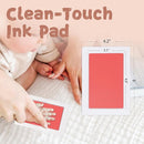 Inkless Baby Hand and Footprint Kit,Clean-Touch Ink Pad Kit,Safe No Mess Printing Infant Hand Foot Stamp,4 Pack Newborn Inkless Print Pads Best Keepsake or Gifts for Family by TinyTreasures Baby Boutique