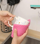 Swedish Dishcloths - 10 Pack Reusable Kitchen Dishcloths - Ultra Absorbent Dish Towels for Washing Dishes - Cellulose Sponge Cloth Cleaning Cloths - Pink by CozyNest Decor