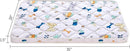 Baby Bassinet Mattress 35x 20 inches- Firm Support and Comfort Premium Foam,Noiseless and Odorless,Hypoallergenic Small Crib Mattress, Fits Moses Basket, Dual Sided with Soft Breathable Fabric by TinyTreasures Baby Boutique