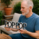 Gift for PopPop, Picture frame for Grandpa, Grandpa picture frame, Pop Pop picture frame, Gift for new papa, Grandparent photo frame (PopPop) by TinyTreasures Baby Boutique