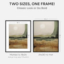 Homeforia Poster Frame 24x30 Black, High End Oak 24x30 Wooden Picture Frames with Mat 18x24 in Photo, 24 x 30 Large Wood Frame Matted to 18 by 24 Print, 30x24 Frame, Tempered Glass, Wall Kit, Set of 1 by CozyNest Decor