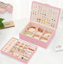Girls Jewelry Box Earring Holder Organizer for Girls Earring Organizer Teen Jewelry Box Organizer for Girls Pink jewelry Boxes for Earrings Necklaces Rings Stud Earrings Box Organizers Teens by TinyTreasures Baby Boutique