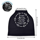 Car Seat Covers for Babies, No Touching Sign Car seat Canopy, Infant Stroller Covers for Newborn Girl Boy, Multiuse Nursing Covers for Breastfeeding, Ultra-Soft Breathable, High Chair Cover, Black by TinyTreasures Baby Boutique