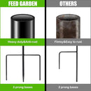 FEED GARDEN Adjustable 32 Inch Small Shepherd Hooks for Outdoor, Garden Hooks for Lanterns, Shepard Hooks for Hanging Plants, Bird Feeders, Solar Lights, Mason Jars, Weddings Decor,1 Pack by GreenHaven Gardens