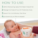 Yobee Ultra Gentle Soothing Scalp Mask - Dry Scalp Treatment Hair Mask Safe For Sensitive Baby Skin - Probiotic Infused - For Sensitive Scalp & Cradle Cap - For Babies, 4 fl oz by TinyTreasures Baby Boutique