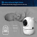 HelloBaby Video Baby Monitor with 2 Cameras and Audio. Baby Monitor with Remote Pan/Tilt/Zoom, VOX Mode, Night Vision, 2-Way Talk, 8 Lullabies by TinyTreasures Baby Boutique