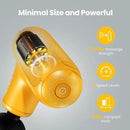 Massage Gun Mini, Electric Muscle Massager Deep Tissue, Compact Travel Size Handheld Percussion Massage Gun for Back, Shoulders, Full Body Recovery and Pain Relief, Birthday Gifts for Men Women by CozyNest Decor