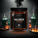 1OAK Halloween Candles Scented - 7oz, Baked Apple Cinnamon - Spooky Candles - Gothic Décor Decorations - Halloween Gifts for Women, Men - Horror Candle by CozyNest Decor