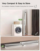 Clothes Drying Rack 63 Inches Folding Indoor Outdoor, Drying Rack Clothing Collapsible, Foldable Portable Laundry Drying Rack, Heavy Duty Laundry Hanger Dryer Rack, with 20 Hooks 12 Clips by CozyNest Decor