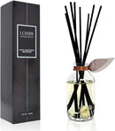 LOVSPA Reed Diffuser Set, Baltic Amber Scented Oil Diffuser with Sticks, Home Fragrance Accessories for Bathroom Shelf Decor, Aroma Diffusers for Home or Office Fall Decor, USA Made by CozyNest Decor