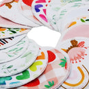 8 pcs(4 Pairs) Random Prints Breast Pads for Nursing Mothers, Reusable and Washable (8pcs Random Prints) by TinyTreasures Baby Boutique