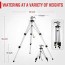 YAMATIC Impact Sprinkler on Adjustable Tripod Base, 360 Degree Large Area, with 3/4" Thread Quick Connect Fittings, Heavy Duty Pulsator Sprinkler for Lawn Yard and Grass, Spray up to 20-90ft (36inch) by GreenHaven Gardens